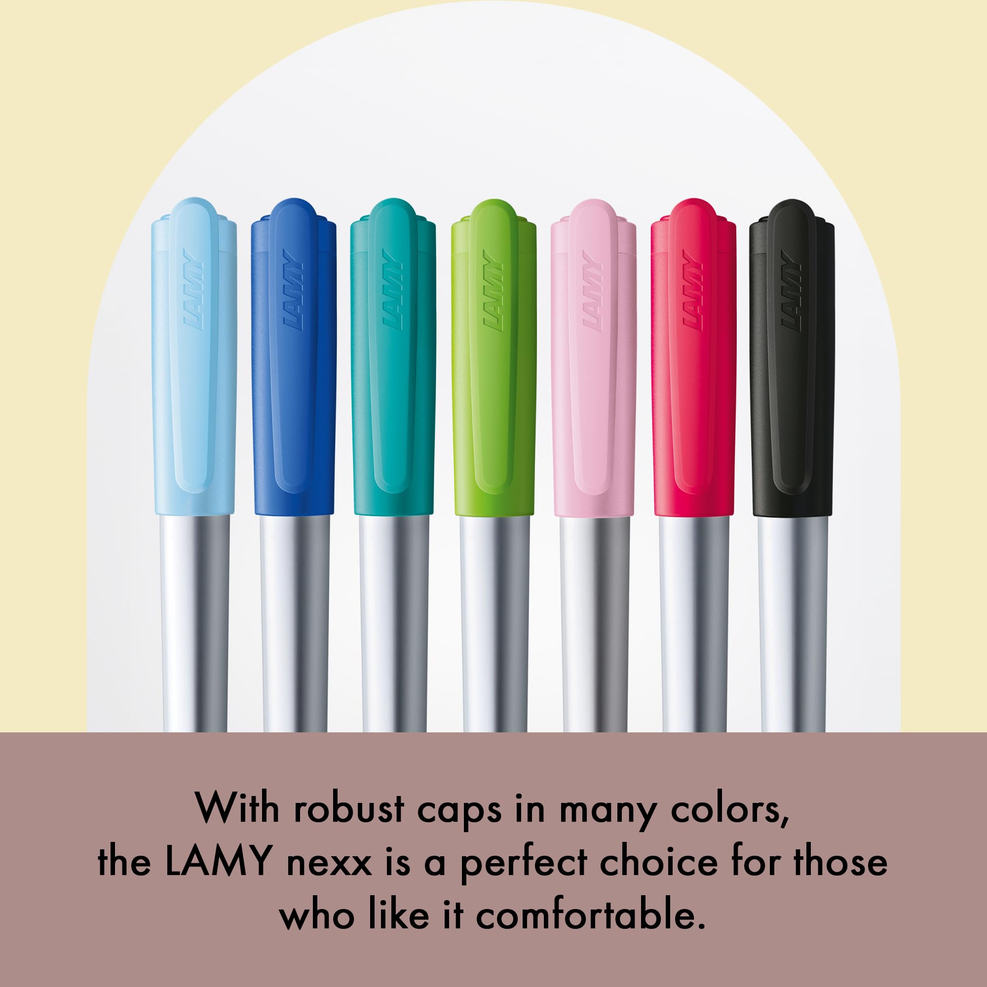 Amazon.com : LAMY nexx crimson – Fountain Pen with slip-proof grip